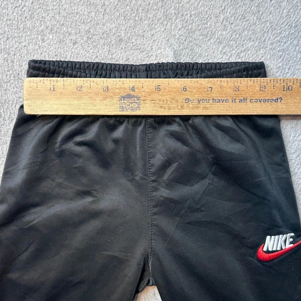 Nike Joggers Kids Size 6 H204-R1N Black Futura Logo Training Track Pants